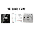 thumbnail image 3 of LCD Color Touchscreen Smart Thermostat, Programmable Electric Heating Thermostat for Home Hotel Office AC 90 to 240V, with Precise Temperature Control, 3 of 8
