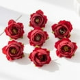 thumbnail image 1 of 10 Pcs Vintage Artificial Rose Silk Flowers Bridal Bouquet Home Wedding Decoration Flowers Bunch Hotel Party Garden Floral Decor, 1 of 9