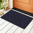 thumbnail image 1 of Blue Red Moon Stars Drawing Rugs Doormat, Non-Slip Machine Washable Carpets Floor Door Mat , 36" x 24", 1 of 7