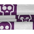 thumbnail image 4 of oneOone Velvet White Fabric Skull Craft Project Decor Fabric Print By The Yards 58 Inch Wide, 4 of 5