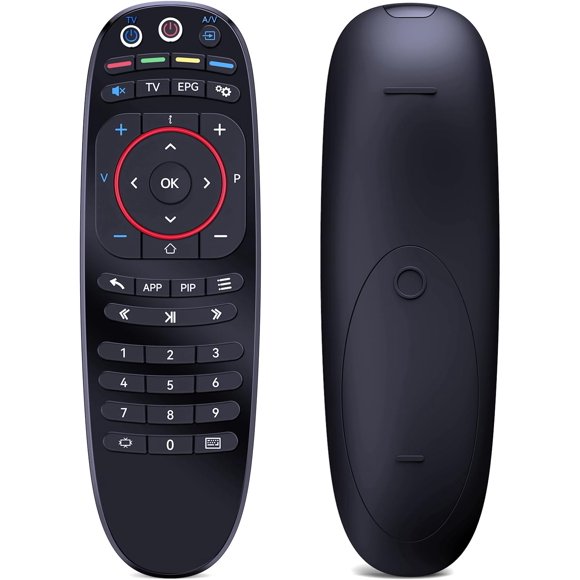 Télécommande de Remplacement pour Infomir MAG 544w3 MAG 524w3 MAG 520w3 MAG 250 MAG 254 MAG 256 MAG 322 MAG 324 MAG 424 MAG 524 MAG 544, Compatible avec Décodeur Linux