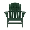 thumbnail image 4 of Westin Outdoor 3-Pieces Adirondack Chair with Ottoman & Side Table Set Included HDPE Plastic UV Weather Resistant, Dark Green, 4 of 7
