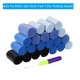 thumbnail image 3 of Unique Bargains Latch Hook Kit, 45cm Rug Making Kit Latch Hook Rug Kits for Adults Tapestry DIY Craft Home, Butterfly Blue, 3 of 5