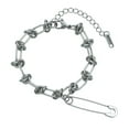 thumbnail image 3 of Pulsera con pasador para mujer, joyería única, portátil, clásica, ajustable, regalos para el día de la madre, para boda, fiesta de disfraces, Acción, 3 of 8