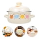 thumbnail image 4 of 1pc encantador patrón esmalte olla práctico cocinar olla sopa olla leche leche, 4 of 7