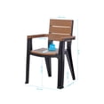 thumbnail image 4 of Juego De Comedor Para Exterior 8 Puestos Tipo Madera Tabaco, 4 of 5
