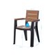 thumbnail image 4 of Juego De Comedor Para Exterior 8 Puestos Tipo Madera Tabaco, 4 of 5