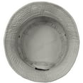 thumbnail image 6 of Bucket Hat for Men Women Unisex 100% Cotton Packable Foldable Summer Travel Beach Outdoor Fishing Hat - SM Grey, 6 of 6