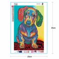 thumbnail image 3 of Cuadros Decorativos 5D DIY diamante pintura colorido perro Cruz puntada bordado mosaico Kit DQrwqpou Nuevos Originales, 3 of 7