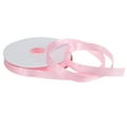 thumbnail image 1 of Unique Bargains 5/8 Inch 25 Yard Satin Ribbon Grosgrain Thin Solid Silk Wedding Bouquet Ribbon for Gift Wrapping Pale Pink, 1 of 7