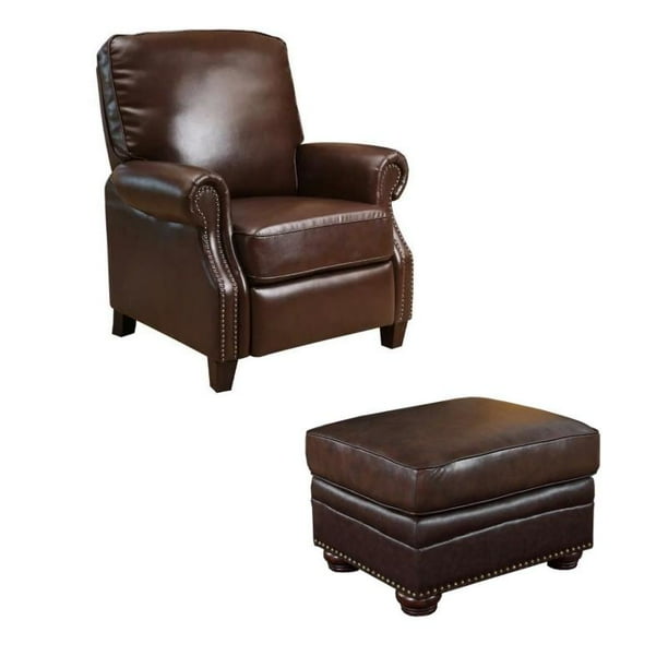 photo Push Back Chair With Ottoman walmart