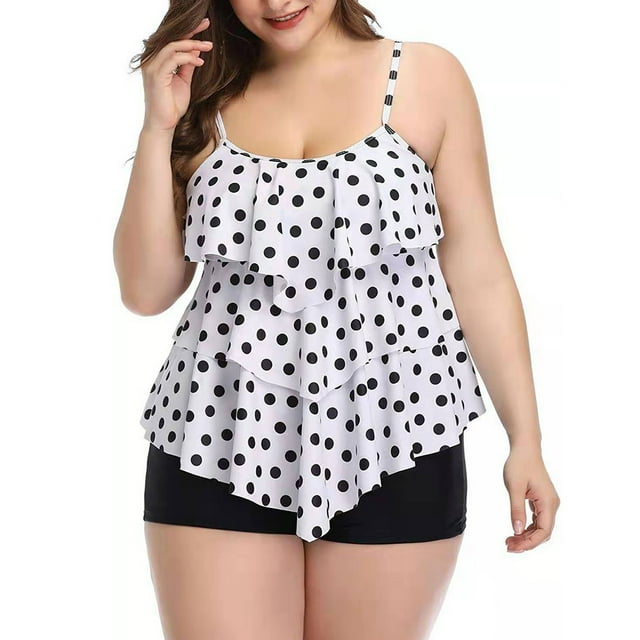 Maillots de Bain Tankini Deux Pièces pour Femmes P-5TG