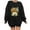 Black, variant on Jsaierl Crew Neck Oversized Sweatshirts Women Loose Fit Cute Mushroom Print Sweatshirt Top Long Sleeve Comfy Fall Pullover Sweatshirts