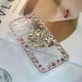 thumbnail image 5 of for iPhone 13-15 Bling Glitter Case,3D Cute Diamond Women Girls Cover Luxury Shiny Sparkle Crystal Rhinestone Gems Bumper Clear Protective Phone Case with Ring Holder Stand,Colorful AB, 5 of 6