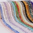 thumbnail image 2 of 2mm 3mm 4mm 6mm 8mm Rondelle Austria cuentas de cristal cuentas de vidrio facetadas cuentas espaciadoras sueltas para pulsera DIY fabricación de joyas Tan Jianjun unisex, 2 of 2