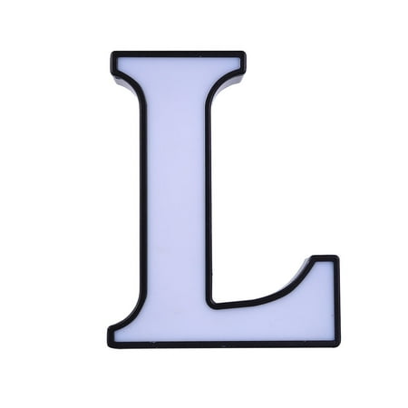 

WIURAY Led Lights For Bedroom Creative LED Letter Lights Night Light Plastic English Letters Light Lamp Decor