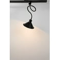 thumbnail image 5 of FSLiving J Type Track Light,Black Iron Cone Lampshade Ceiling Spotlight, Flexibly Rotatable Light Goose Neck Head, Adjustable Island Lighting Mini Juno Track Mounted Pendant Lamp for Kitchen,3 Pack, 5 of 9