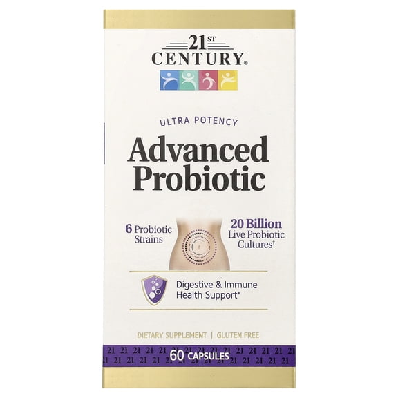 21st Century Ultra Potency Advanced Probiotic Capsules 60 ea