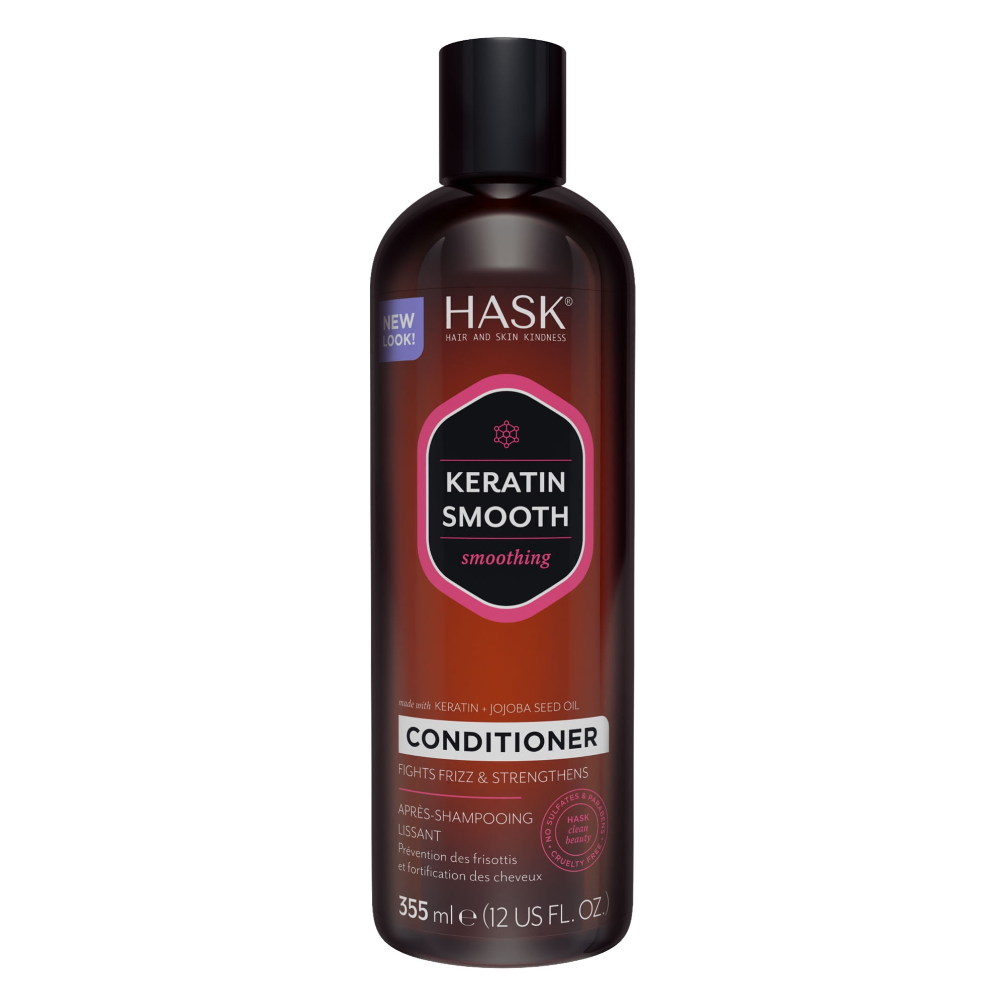 Hask Keratin Smoothing Conditioner, 12 fl oz