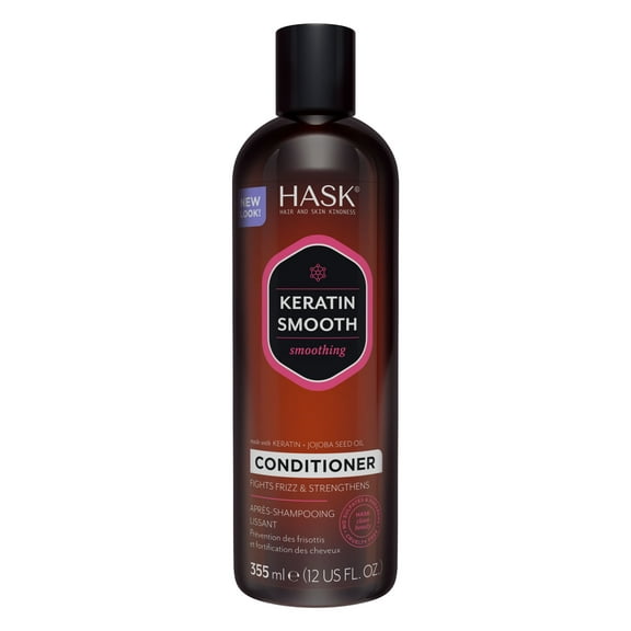 Hask Keratin Smoothing Conditioner, 12 fl oz