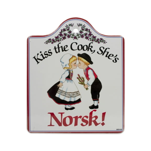 "NRSK Ceramic Multicolor Cheeseboard with Cork Backing: Norsk "
