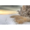 thumbnail image 3 of Savolainen, Keijo 24x17 Black Modern Framed Museum Art Print Titled - Misty winter morning, 3 of 5