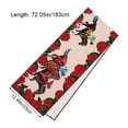 thumbnail image 3 of Vjnyvs Derby Table Runner Linen Horse Racing Tablecloth Rustic Horse Roses Racing Game Table Cover for Party Kitchen Dining Decor, 3 of 7