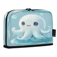 thumbnail image 2 of Vertical Pencil Case Pencil Bag Pencil Cases Large Capacity Storage Pencil Box Paintbrush Box Office Supplies Box Cartoon Blue Jellyfish, 2 of 7