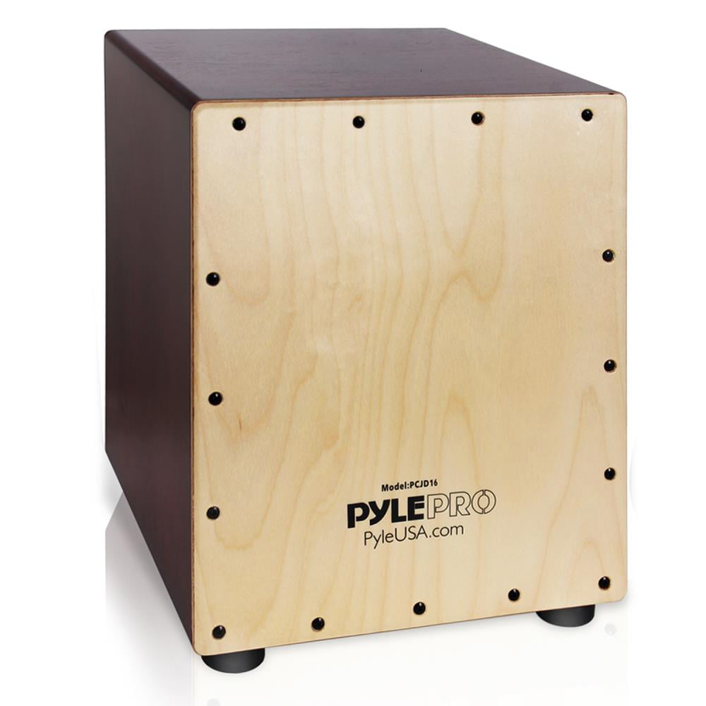 Pyle PCJD16 - Stringed Jam Cajon - Wooden Percussion Box