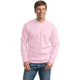 thumbnail image 3 of Hanes Chandail Molletonné à Col Rond ComfortBlend EcoSmart pour Hommes - Meilleur Vendeur, m, Rose Pâle, 3 of 6