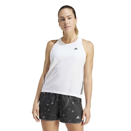 Women's adidas Own The Run Running Tank Top Color: White Size: SMALL