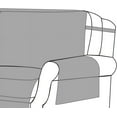thumbnail image 3 of Greenland Home Willow Reversible Slipcover - Furniture Protector - Loveseat - Natural, 3 of 5