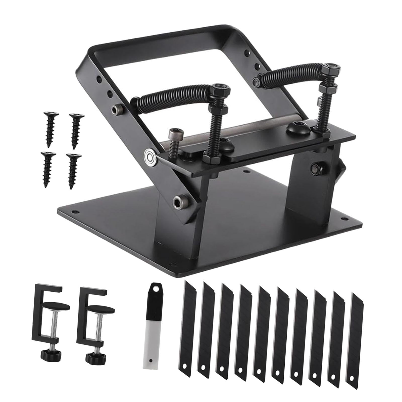 GUOOL 1 Manual Peeling Machine, Trimming Tool, Cutting Device, Slicing Tool, Stainless Steel, Adjustable Function, Suitable for Leather Crafts And Manufactu Style C