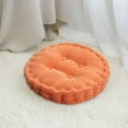 thumbnail image 7 of Taotanxi Meditation Floor Pillow Large Round Floor Cushions for Adults Orange Corduroy Floor Seat Pillows Cushion for Living Room Balcony Tatami Yoga,15.7 Inch, 7 of 7