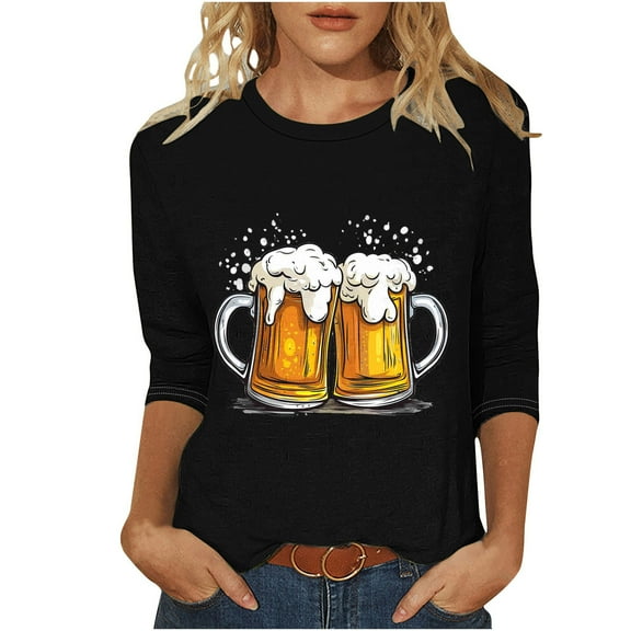 My Items Women's Fall Tunic Tops Women's Top Tops for Women Trendy 3/4 Sleeve Casual Womens Blouses Fall Boho Reorders