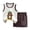 Coffee, variant on Boy Outfits Short Sleeve Tshirts and Shorts Summer Two Piece Sets Comfy Kids Clothing Size,All Day Wear(Blue,4-5 Years)