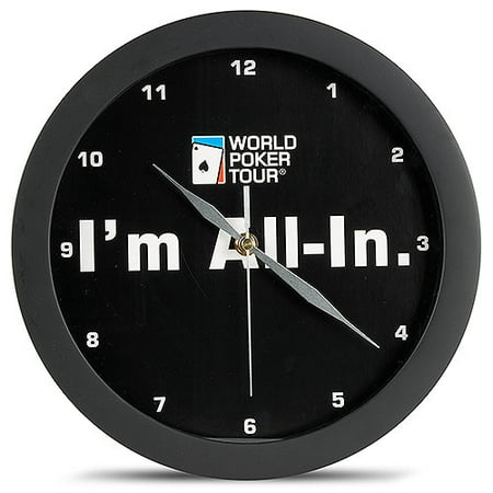 World Poker Tour Wall Clock