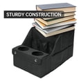thumbnail image 3 of Car Seat Storage Organizer, Foldable Anti Slip Front Back Seat Storage Box Large Capacity 2 Cup Holders Multiple Pouches  for Toys, 3 of 7
