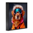 thumbnail image 4 of Ski Dog with Goggles Black Framed Giclee Art, design by Sean Parnell, 4 of 9