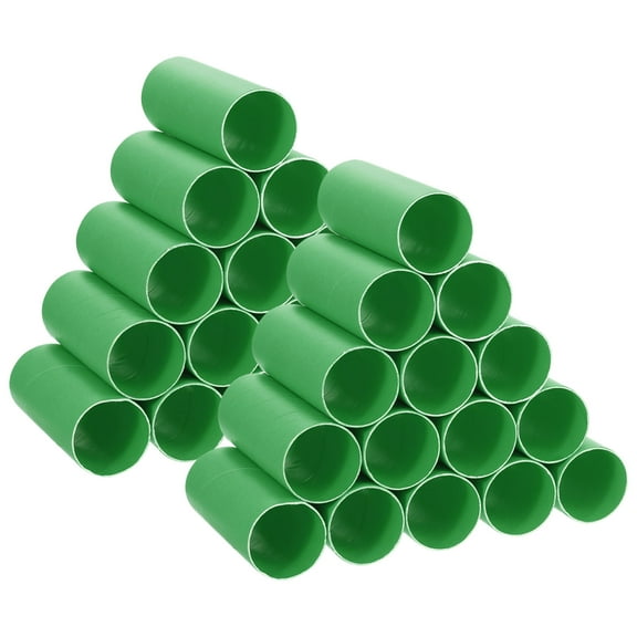 Uxcell 1.57x3.9" Craft Cardboard Tubes, 30 Roll Round Empty Paper Tubes for Crafting Artwork DIY, Green