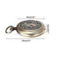 thumbnail image 4 of Vintage Pocket Watch Compass Multifunctional Compass for Outdoor Sports Hiking, 4 of 5