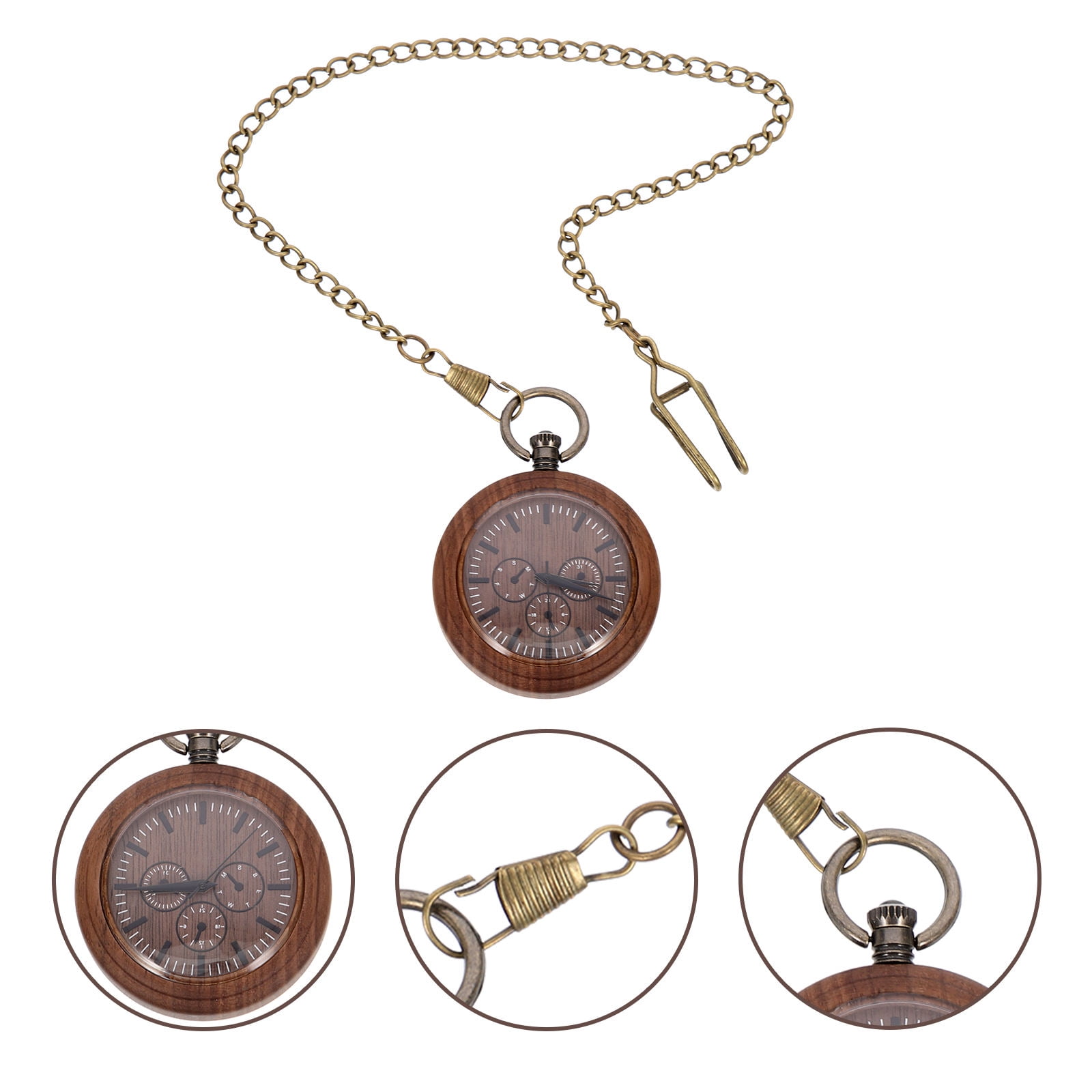 MEIBUTYUP Men's Vintage Watch with Retro Style Alloy Decoration, Analog Timepiece for Everyday Wear