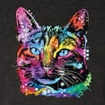 thumbnail image 2 of Cute Cat | Dean Russo Art Animal Lover Mens Premium Tri Blend T-Shirt, Vintage Black, Small, 2 of 6