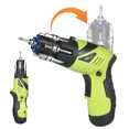 thumbnail image 1 of Yeacher 12-Piece 3. Rechargeable Cordless Screwdriver Kit 1/4 Inch Drive 6N.m Power Screwdriver Set with Extension Screwdriver Bits Sockets LED Light Two-position Handle, 1 of 8