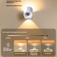 thumbnail image 2 of Iluminación montada en la pared Bewildely Luz ambiental de pared duales arriba y abajo negro, 2 of 6