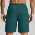 thumbnail image 4 of Stamzod Men's Swim Trunks 2 In 1 Quick-Dry Beach Shorts with Pockets Lightweight Bathing Suit Green S, 4 of 7