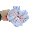 thumbnail image 2 of Unique Bargains 1 Pc Scrunchie Fashion Stripe Hair Elastics Blue Purple, 2 of 5
