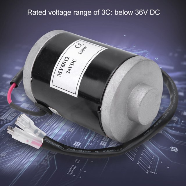 RC Motor, Strong Electric Motor Small Electric Brushed Motor Durable Bike Accessory for Electric Scooter for Electric Bicycle