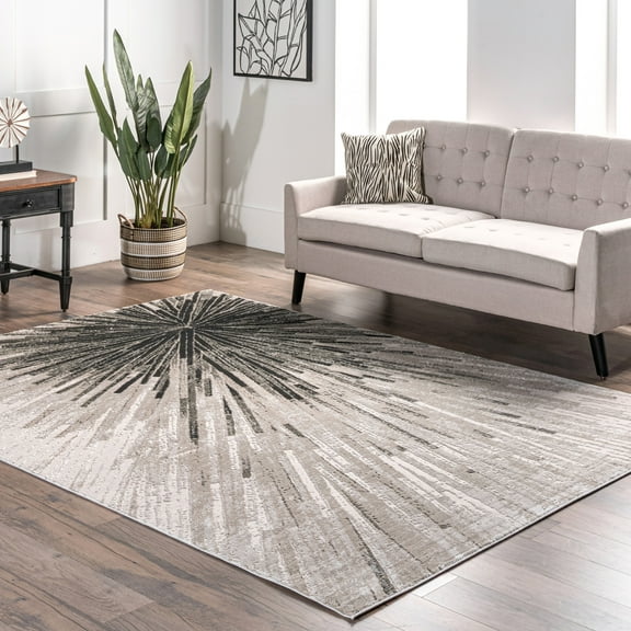 nuLOOM Amaya Abstract Area Rug, 5' x 8', Amaya Beige