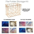 thumbnail image 2 of Global Printed Products Marble 1/3 Cut Hanging Folder, Multicolor, 2 of 7